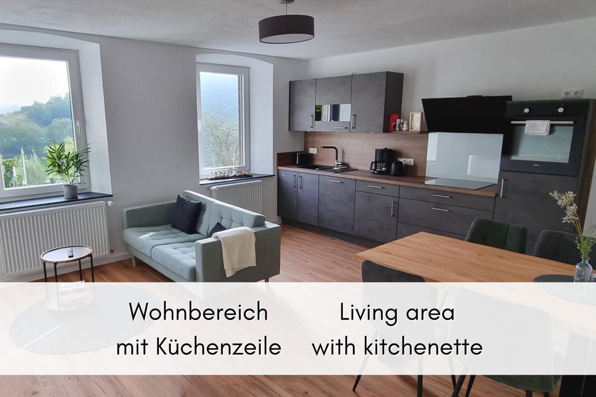Apartmán Winzerhaus Am Calmont - Terrasse Der Ruhe Bremm Exteriér fotografie