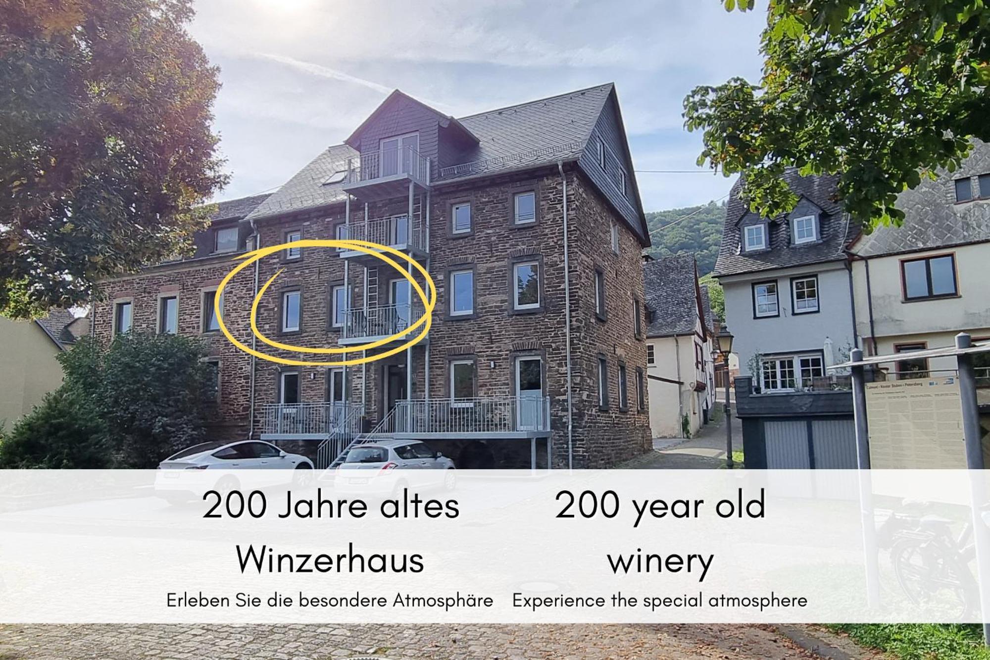 Apartmán Winzerhaus Am Calmont - Terrasse Der Ruhe Bremm Exteriér fotografie